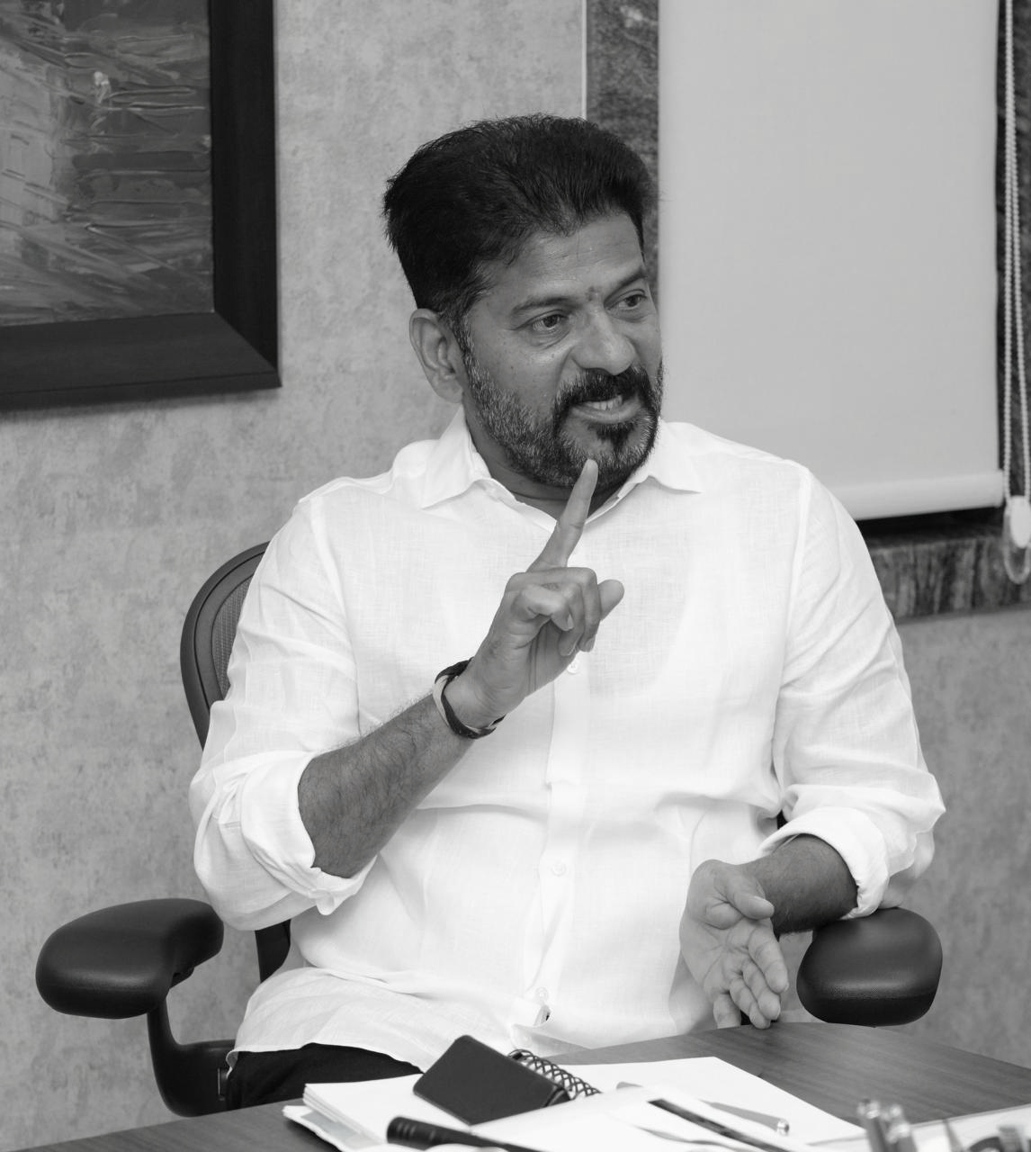 Collect grain in cyclone-hit areas: CM Revanth Reddy