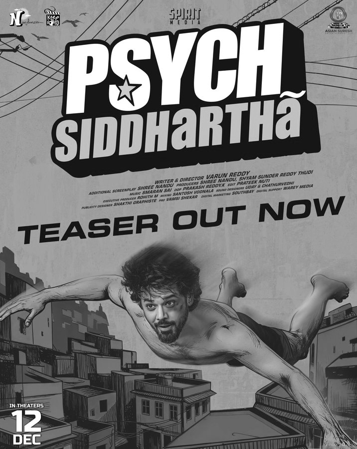 ‘Psycho Siddharth’ teaser heats Up; Netizens react to Nandu’s bold look