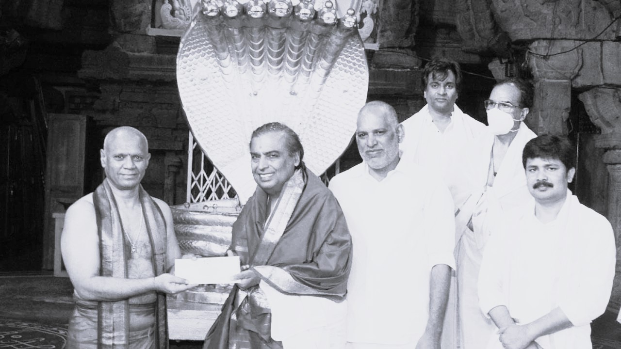 Mukesh Ambani visits Tirumala Temple, announces modern kitchen project for devotees