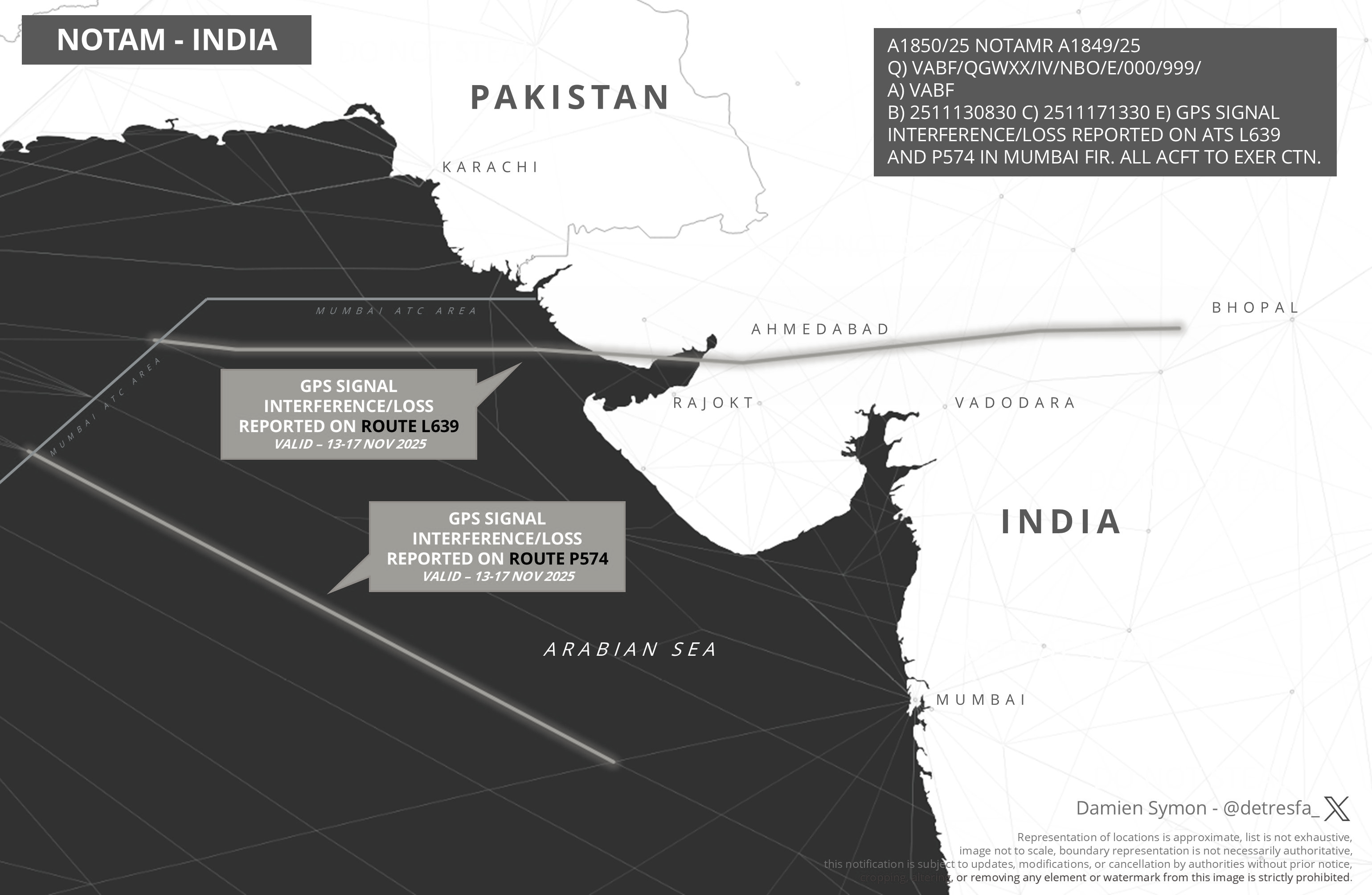 India issues alert to pilots over GPS disruptions near Mumbai amid rising Pakistan tensions