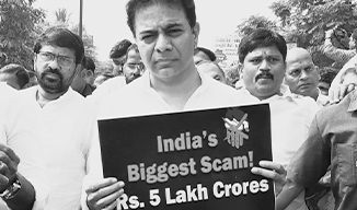 కుత్బుల్లాపూర్ పారిశ్రామిక వాడలో కేటీఆర్ నిరసన