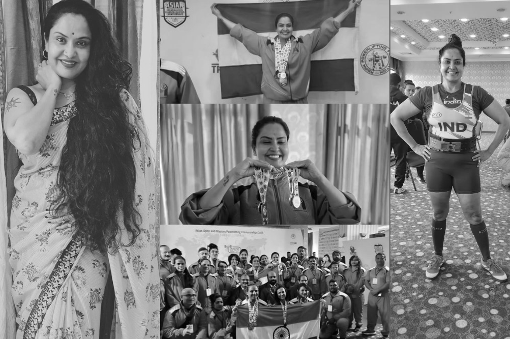 Tollywood actress Pragathi Mahavadi wins gold at Asian Powerlifting