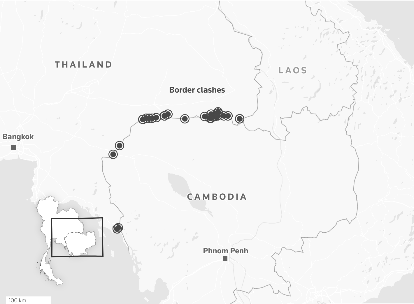Despite Diplomatic push, Thailand-Cambodia border violence escalates