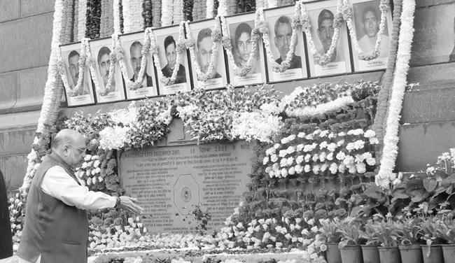 India honors 2001 parliament attack martyrs as leaders pay tribute to brave forces
