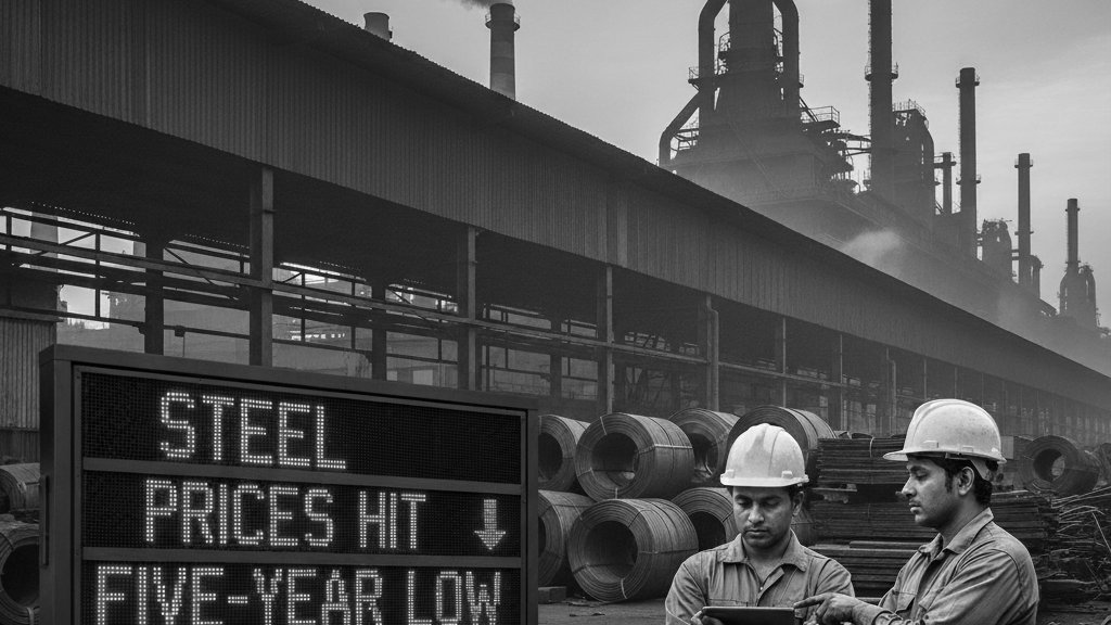 Steel prices touch five-year lows in India amid global oversupply: Tata Steel CEO