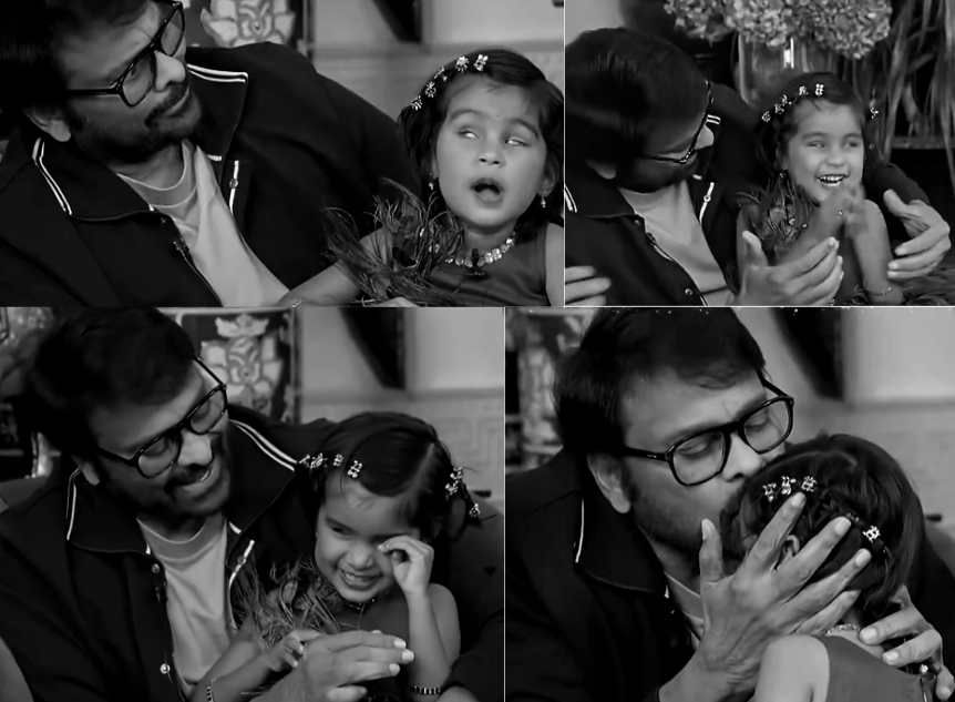 Mega cute! SaReGaMaPa Li’l Champs singer Varunavi’s moment with Chiranjeevi steals hearts