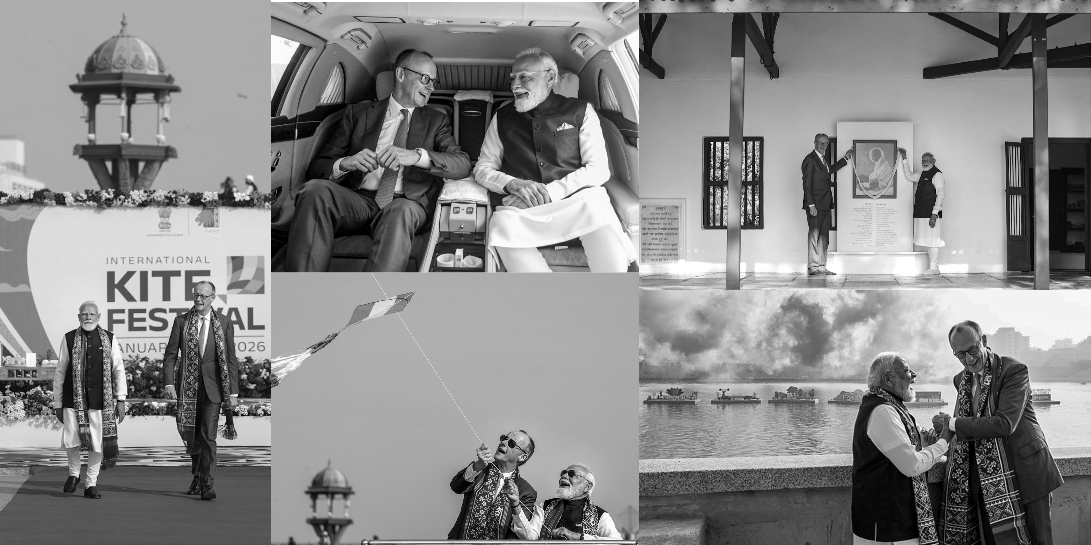 German Chancellor Friedrich Merz arrives in India