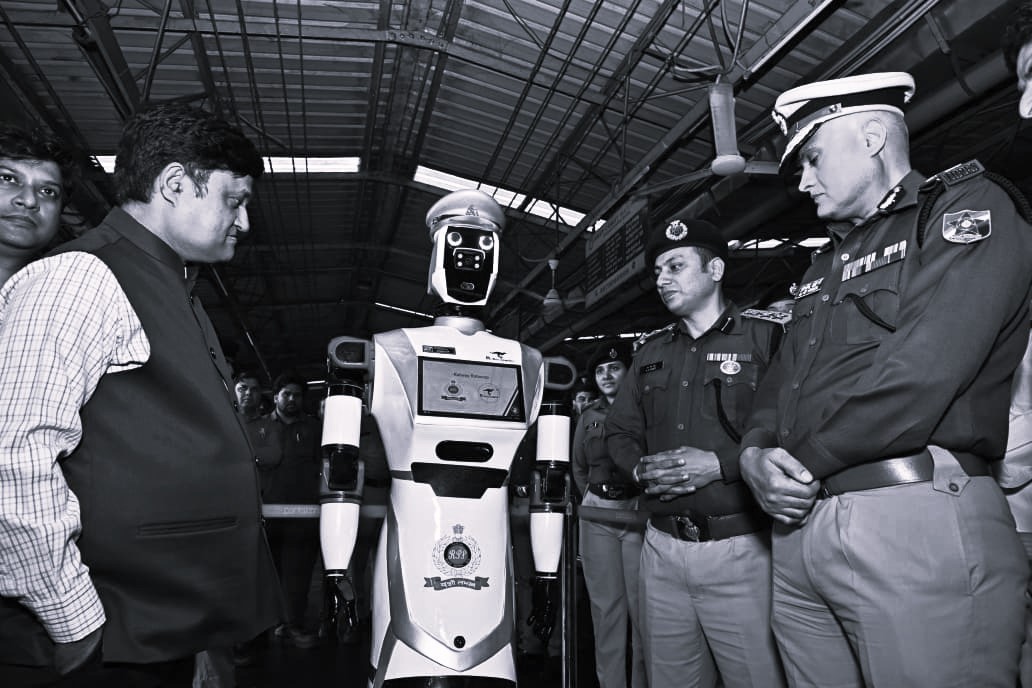 ‘Robot Cop’ Deployed at Visakhapatnam Railway Station