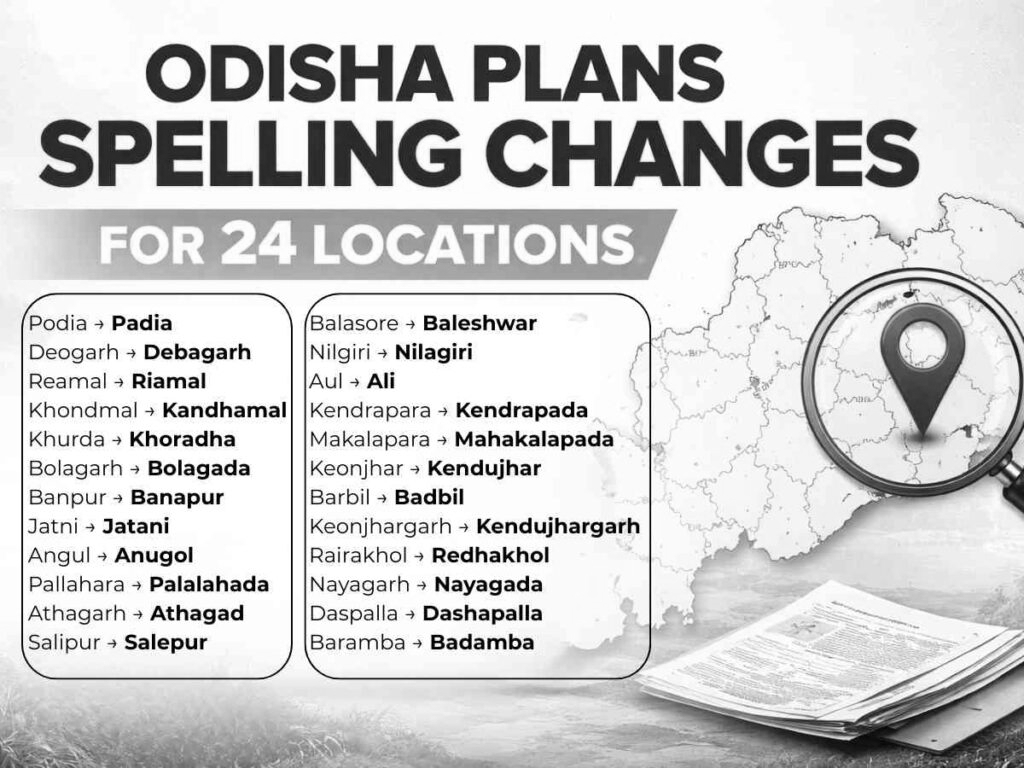 Odisha’s move to preserve Odia language: 24 places may see name changes