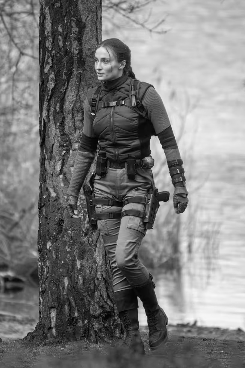 Fans divided over Sophie Turner’s tactical Lara Croft outfit in prime video series