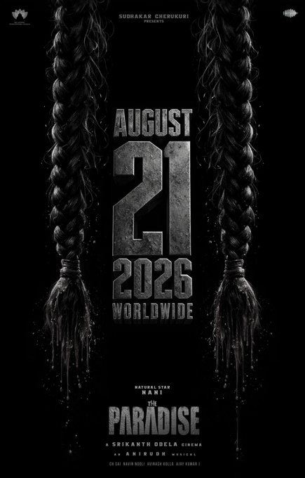 Nani’s ‘The Paradise’ rescheduled to August 21, Set for grand multi-language release