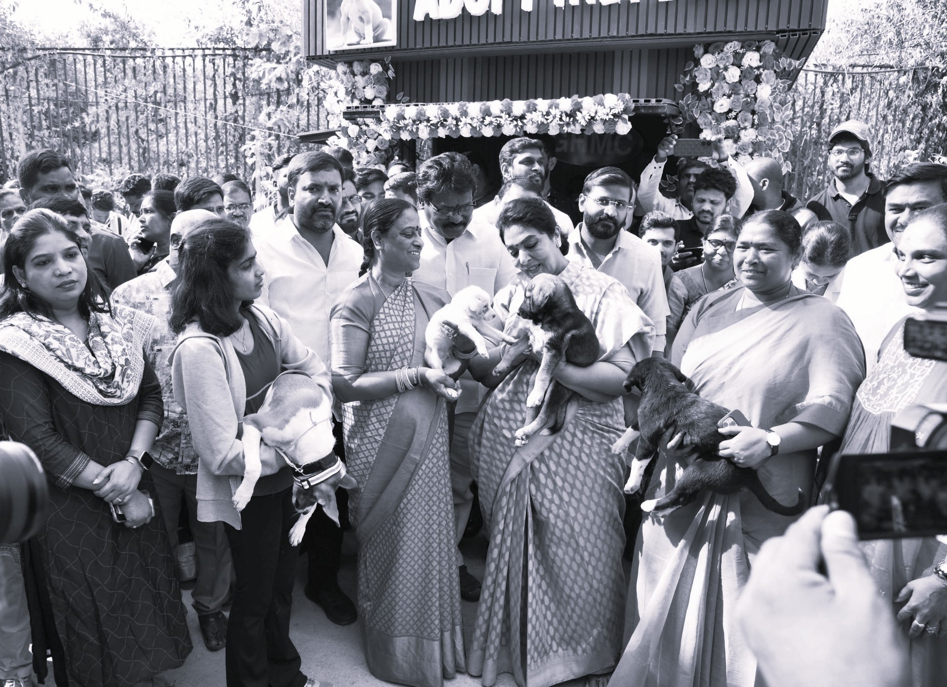 GHMC Organises Puppy Adoption Drive at KBR Park