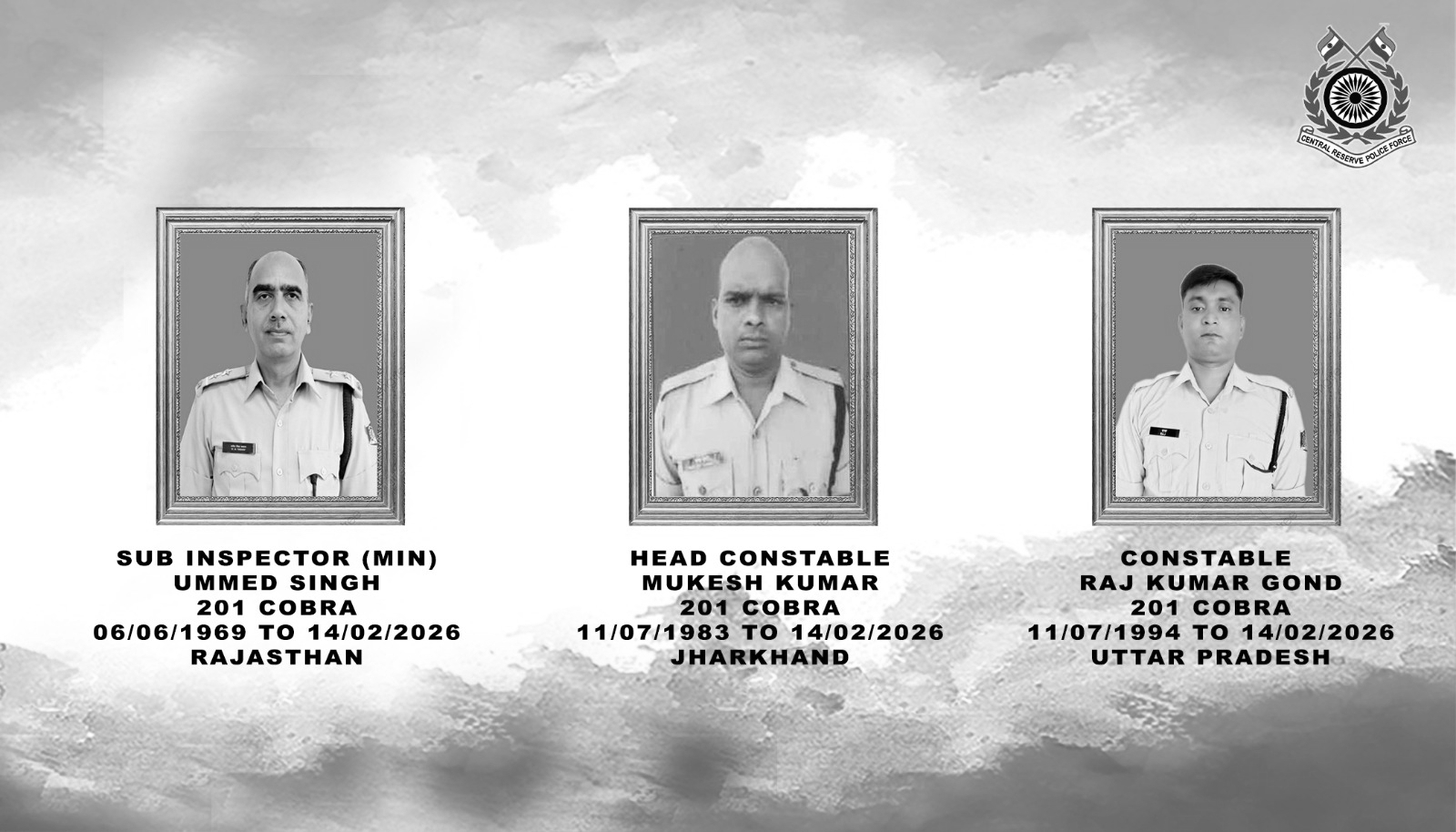 Three CoBRA Commandos Killed in Chhattisgarh Highway Crash