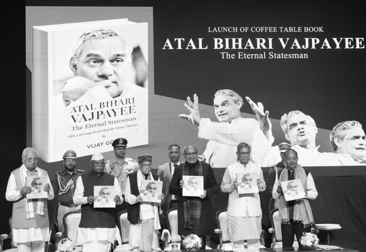Vice-president releases coffee table book on Atal Bihari Vajpayee, calls him ‘the eternal statesman’