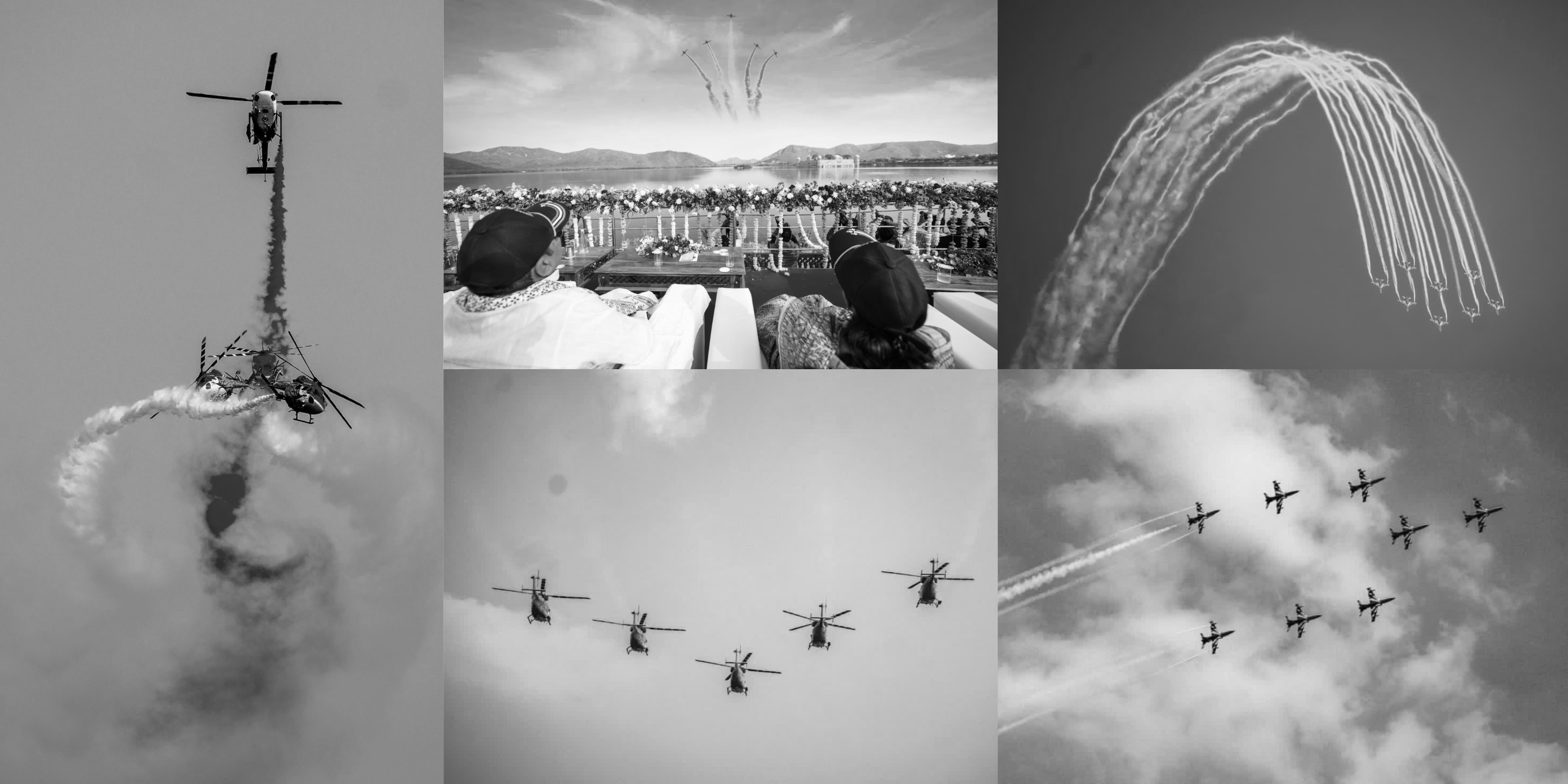 IAF Air Show Thrills Jaipur as Surya Kiran, Sarang Teams Dazzle Skies