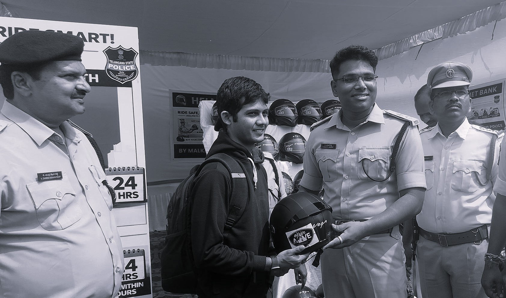 Borrow a Helmet, Save a Life: Hyderabad’s Innovative Safety Drive