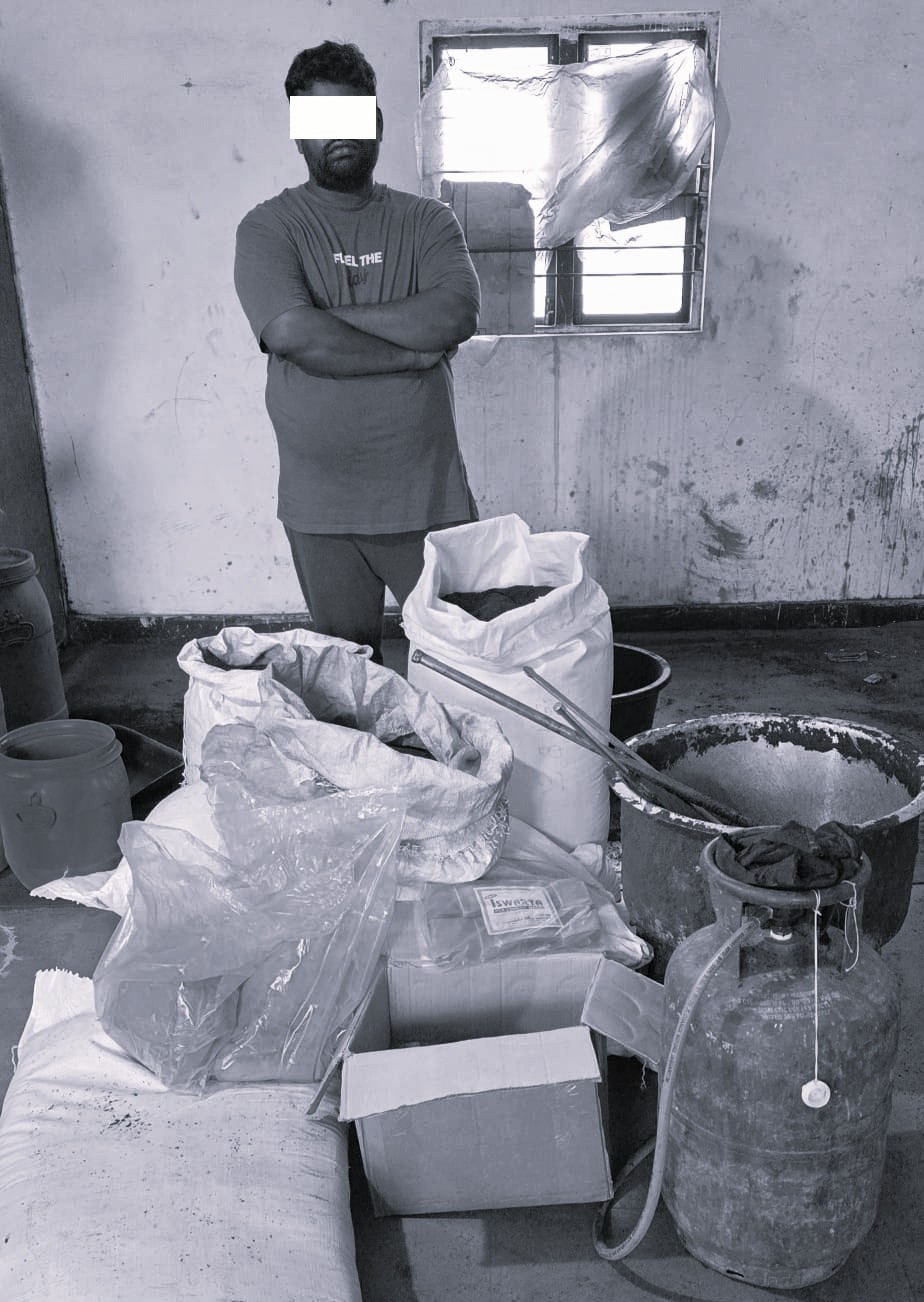 Task Force Raids Sanathnagar, Busts Massive Fake Tea Powder Operation