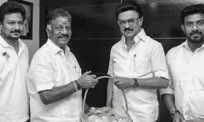 Expelled AIADMK leader and three-time chief minister O Panneerselvam joins DMK