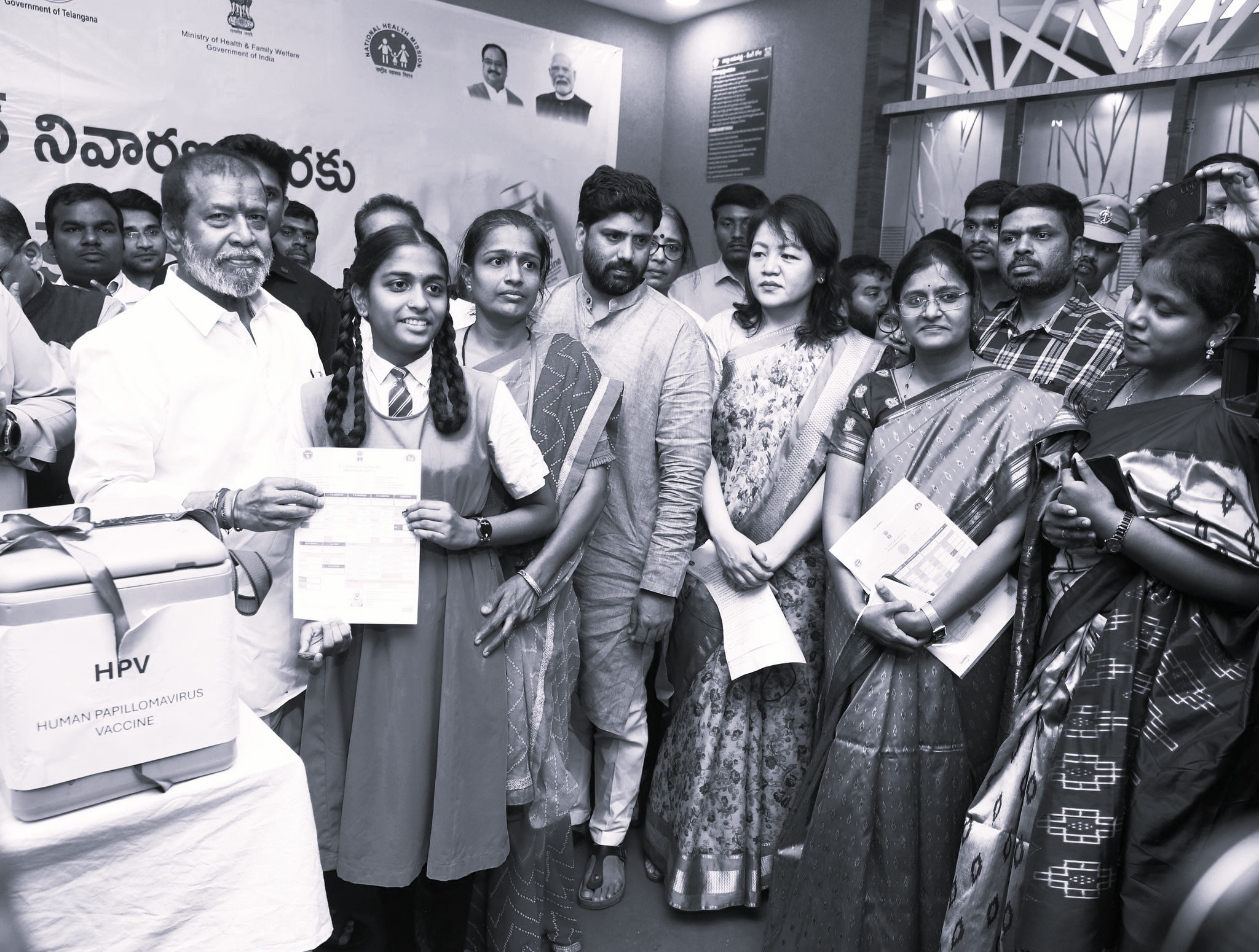 HPV Vaccination Drive Launched in Both Telugu States