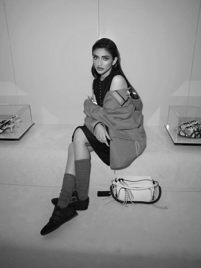 Orange Jacket, Power Pose: Sreeleela at Milan fashion week