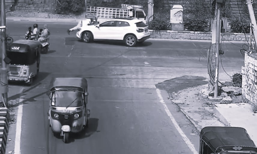 Drunk Man Arrested for Dragging Traffic Constable on Car Bonnet in Gachibowli