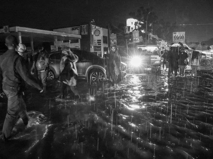 10 dead, flights disrupted and military deployed after heavy rains pound Kenya's capital overnight