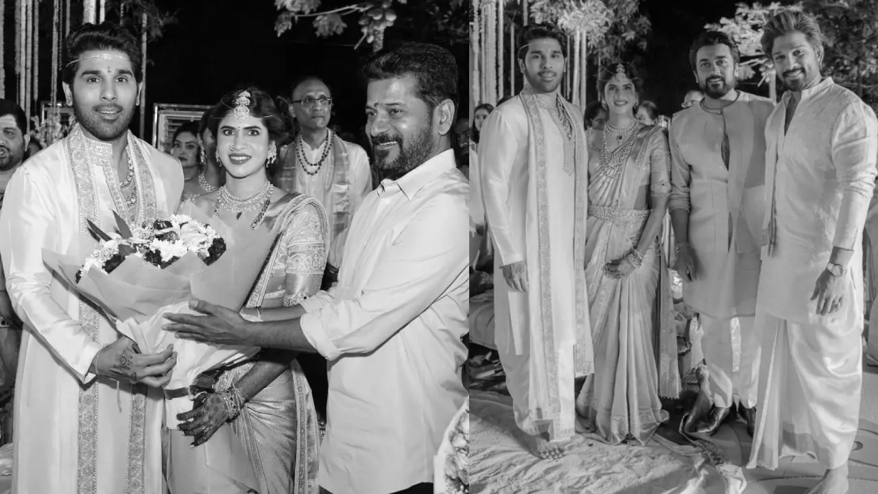 Allu Sirish marries Nayanika Reddy in star-studded Hyderabad ceremony, Revanth Reddy, Pawan Kalyan attend