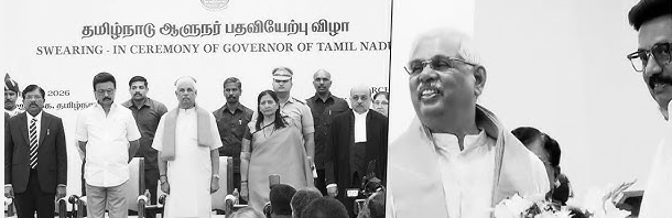 Rajendra Vishwanath Arlekar assumes additional charge as Tamil Nadu Governor