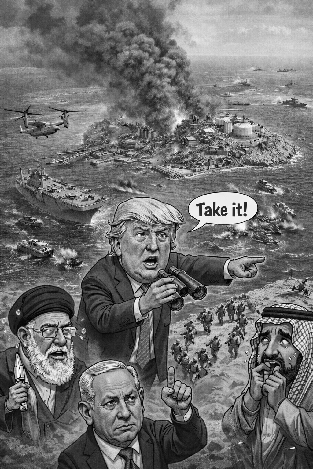 Middle East War Day 15: After the Bombs, Will US Boots Land on Kharg Island?