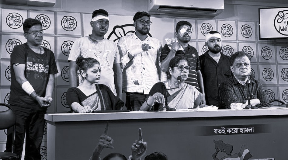 TMC, BJP workers clash in Kolkata ahead of PM rally, stones thrown at minister’s house