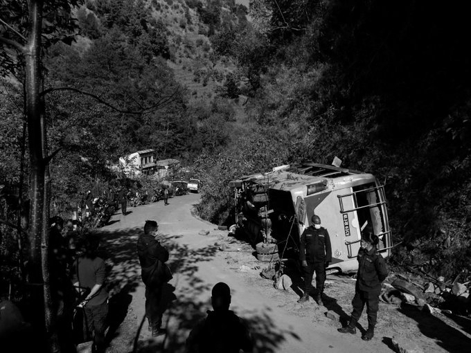 7 Indian pilgrims killed, several injured after bus slips off mountain road in Nepal