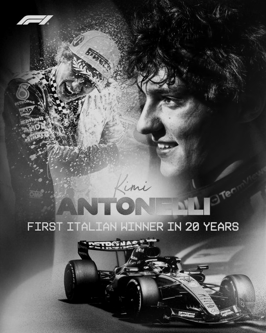 From Rookie to Hero: Antonelli heads Mercedes 1-2 in drama-filled Chinese GP