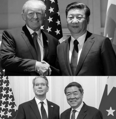 Economic chiefs meet in Paris as Trump prepares for Beijing visit