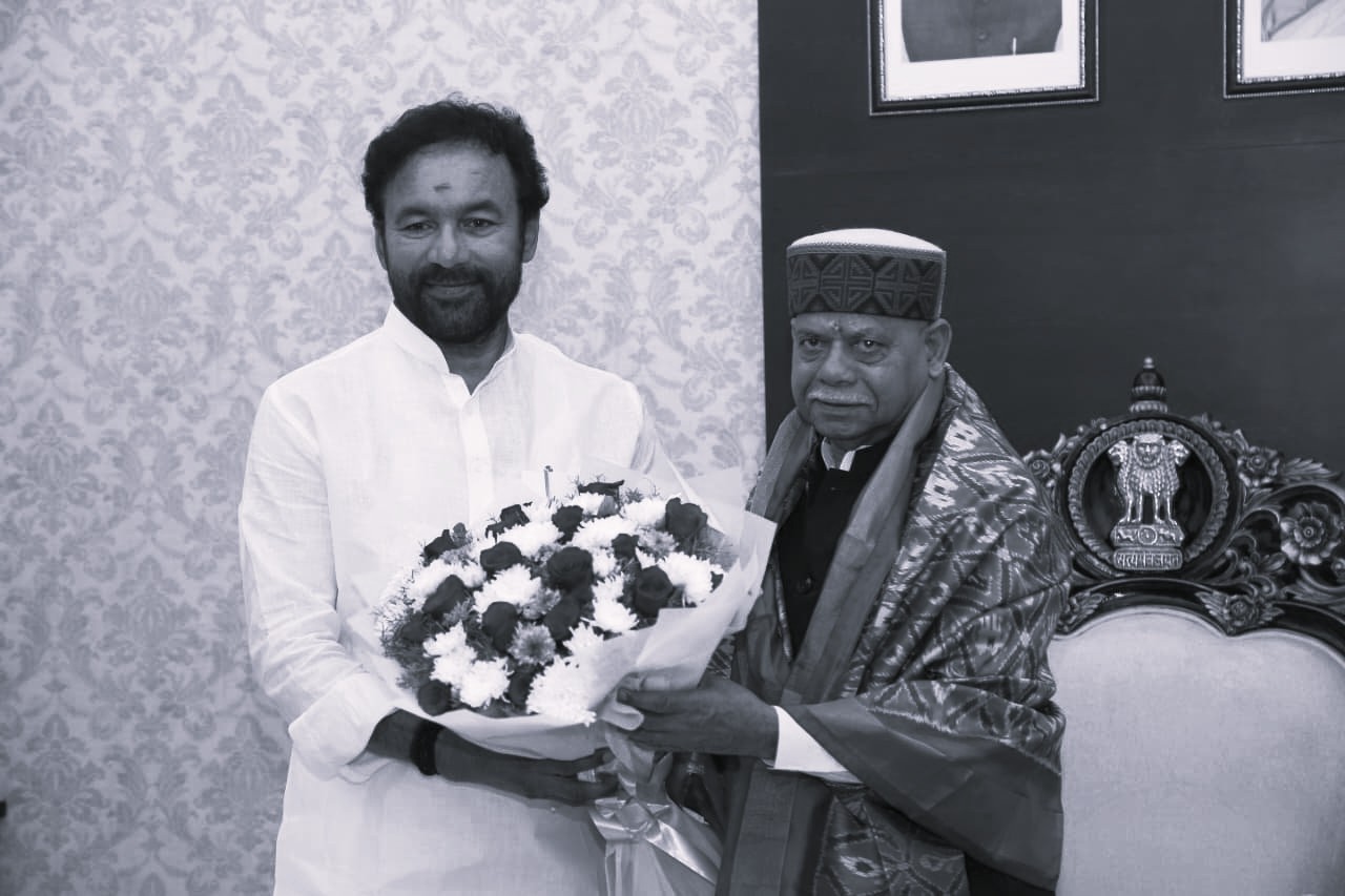 గవర్నర్ శివ ప్రతాప్ శుక్లాను కలిసిన కేంద్ర మంత్రి కిషన్ రెడ్డి