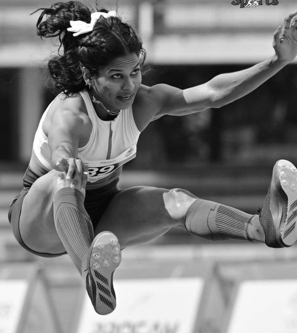 Rising star Mubassina powers to long jump gold with career best mark