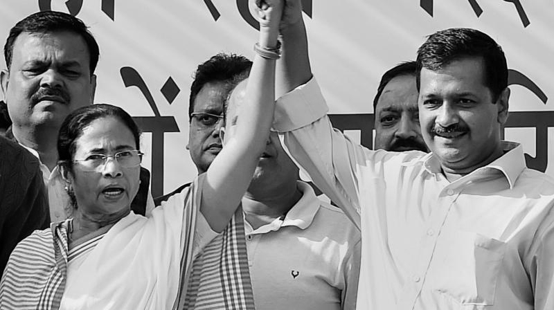 ‘Democracy under threat’: Kejriwal supports Mamata in EC row