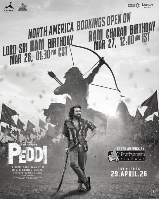 Ram Charan's Peddi Advance Bookings Open on Rama Navami and His Birthday