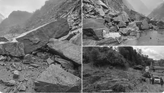 Heavy Rains Trigger Landslides, Leave 200 Tourists Stuck in North Sikkim