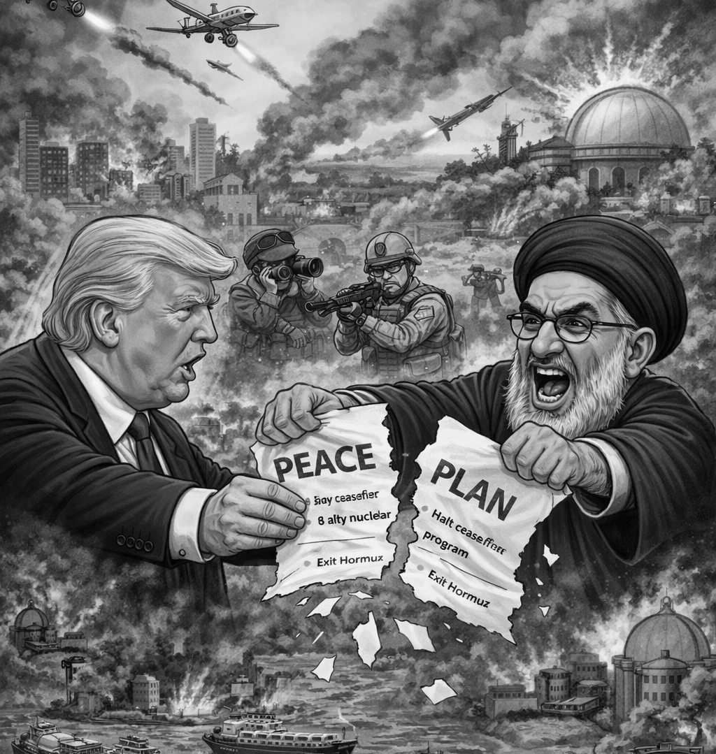 Middle East War Day 26: Trump's 15-Point Peace Plan Collapses on Contact