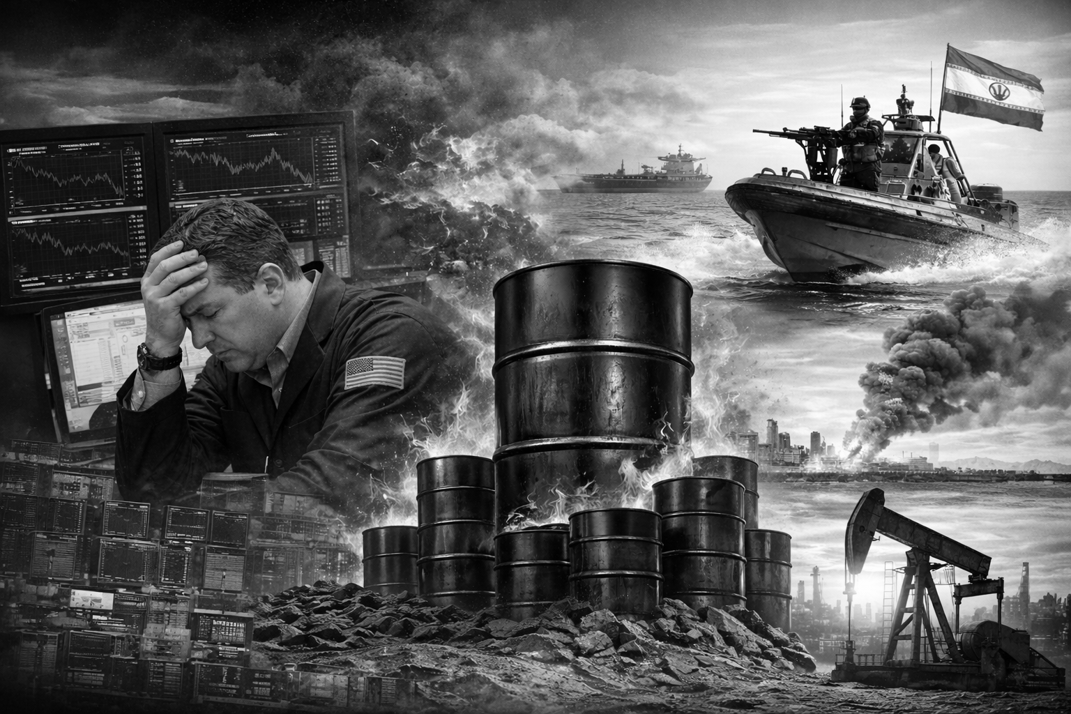 Wall Street Tumbles Amid Iran Tensions, Oil Tops $100