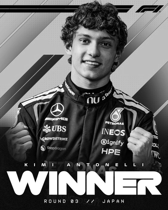 Suzuka belongs to Antonelli: 19-year-old stuns F1 with second straight win
