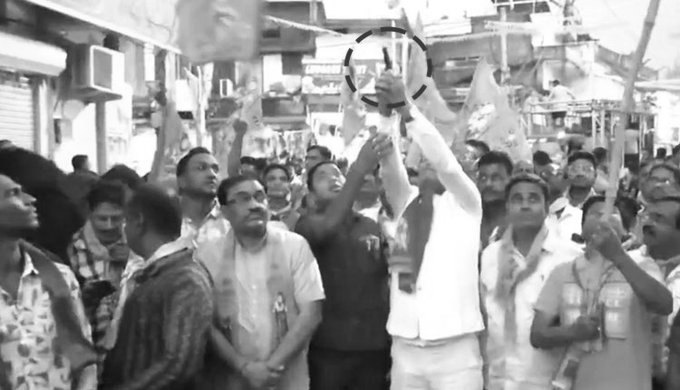 Odisha BJP MLA lands in soup for celebratory firing at Ram Navami procession