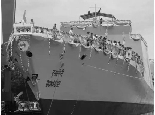 Indian Navy receives three indigenous ships Dunagiri, Sanshodhak and Agray from GRSE