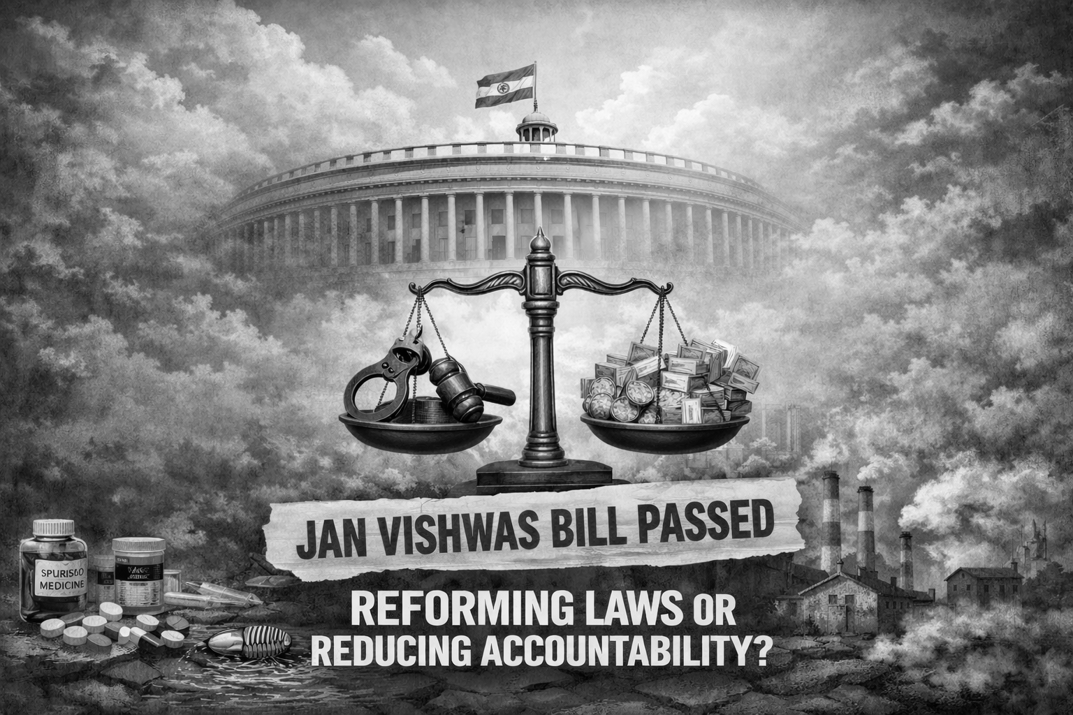 Jan Vishwas Bill Clears Parliament: Reforming Laws or Reducing Accountability?