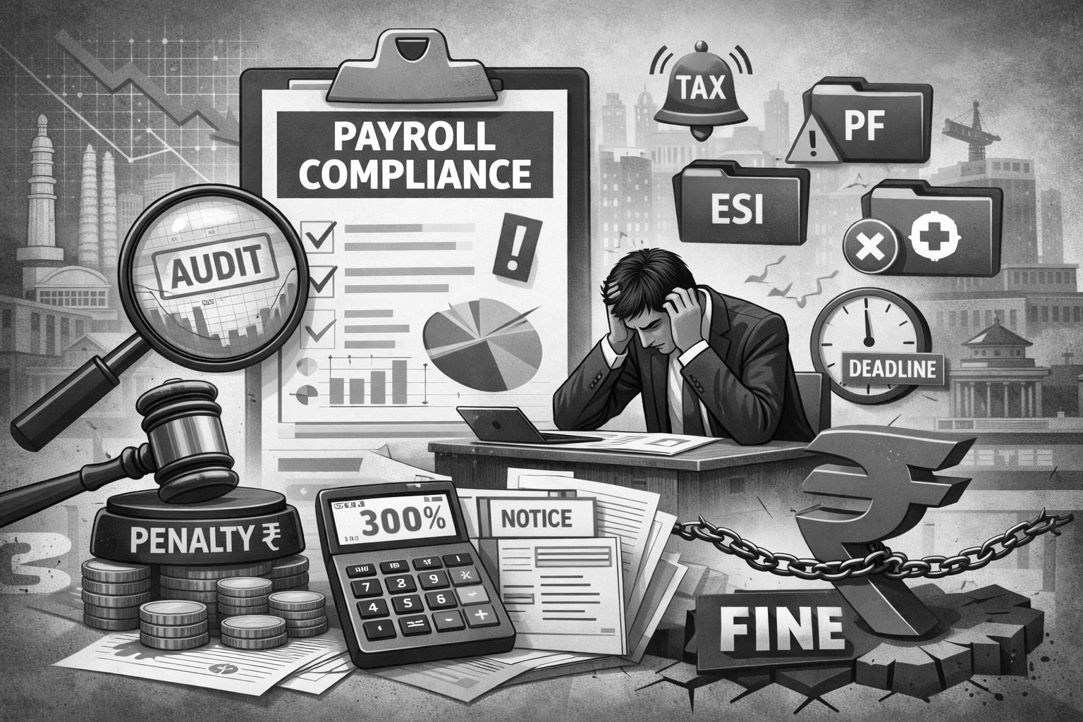 Payroll Pitfalls in India: Rising Complexity, Increasing Penalties