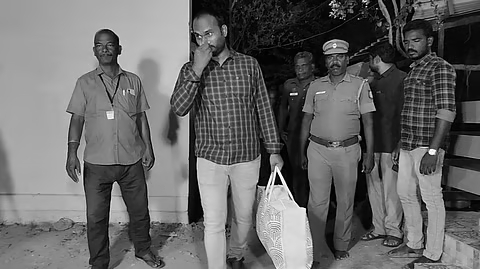 Flying squad seizes Rs 50 lakh unaccounted cash linked to TVK candidate’s relative