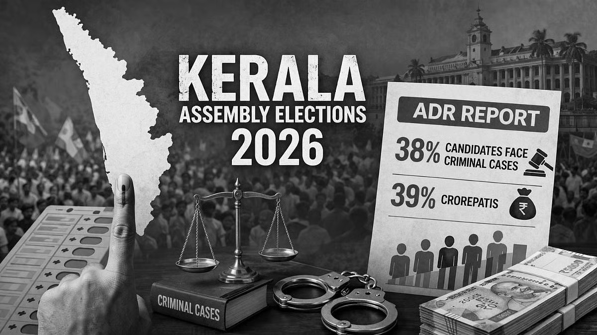 Kerala polls 2026: 38% candidates face criminal cases, 39% crorepatis, says ADR report - The Morning Voice