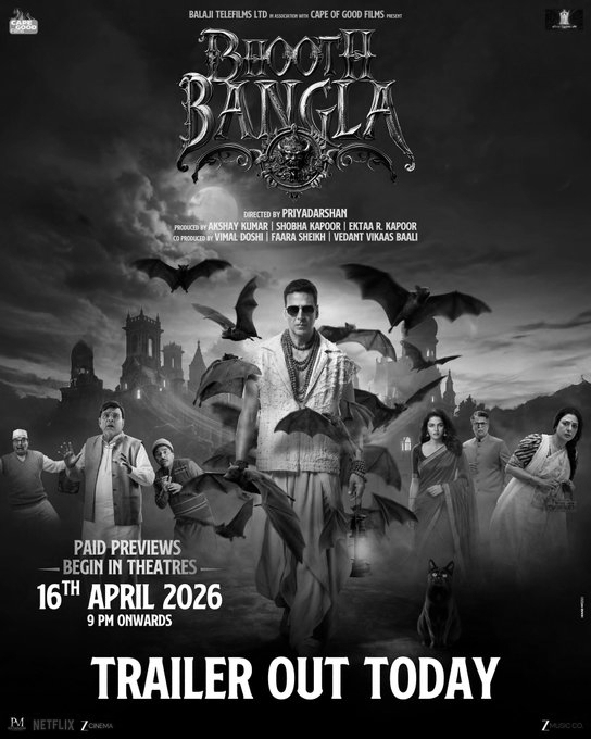 Akshay Kumar reunites with Priyadarshan; ‘Bhooth Bangla’ trailer blends horror and comedy