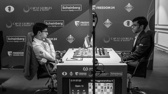 Praggnanandhaa Stumbles Against Giri, Title Hopes Take Major Hit