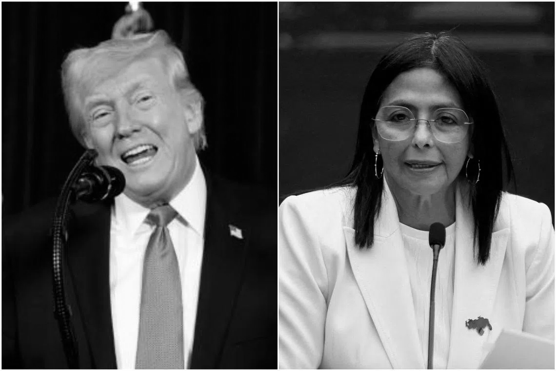 Delcy Rodríguez remains Venezuela’s acting president after April 4, backed by Trump